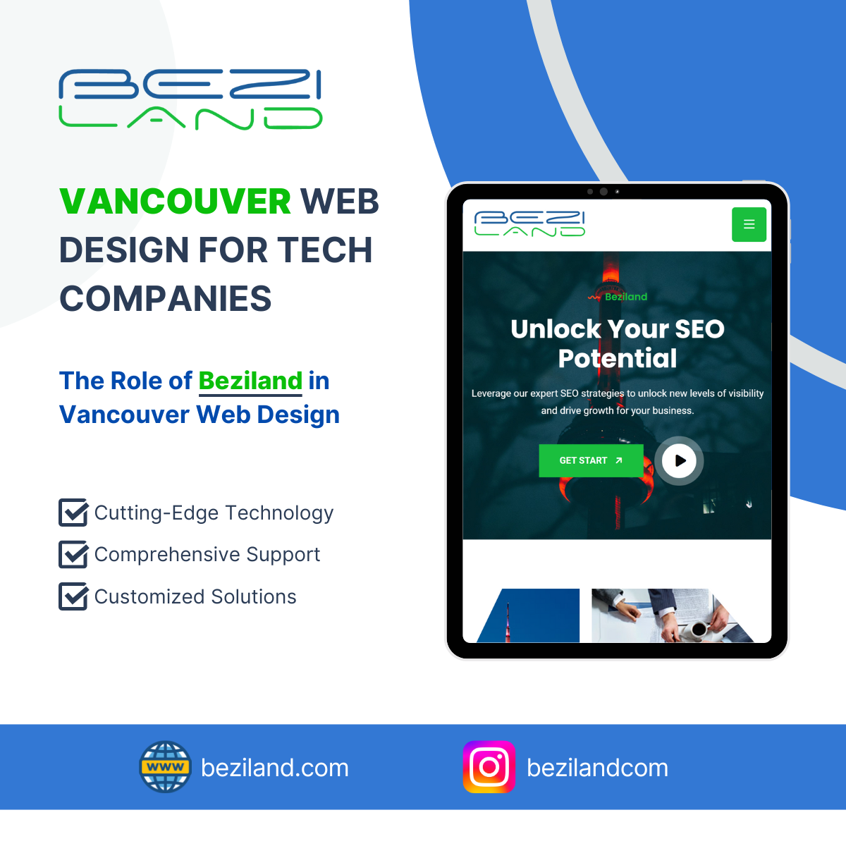 Vancouver Web Design for Tech Companies: Elevate Your Online Presence with Beziland
