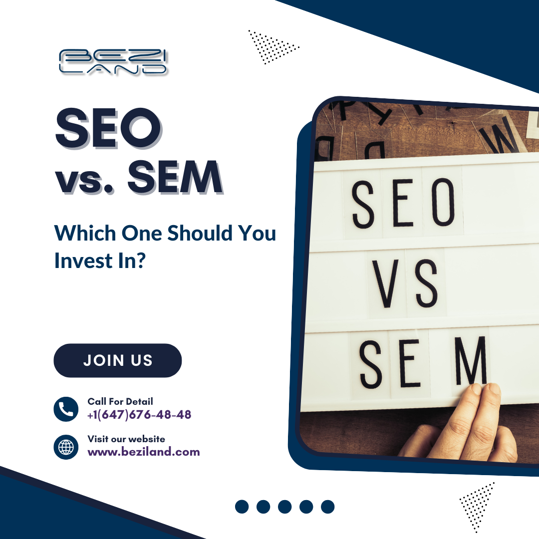 SEO vs. SEM: Which One Should You Invest In?