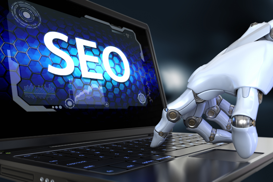 2D digital infographic illustrating the top on-page SEO techniques, including mobile optimization, content quality, and schema markup.