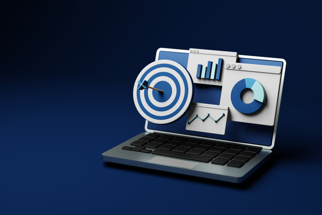 A comparison of past and present SEO strategies, highlighting keyword stuffing versus AI-driven optimization, with digital analytics in the background.