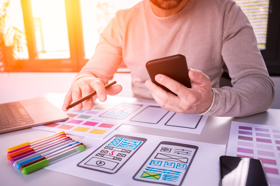 Infographic showing a step-by-step guide on how to build a simple web app with a to-do list app interface inside a browser window.