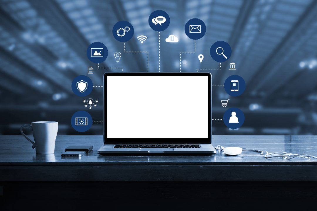 A digital marketer analyzing ad campaign performance on a laptop screen