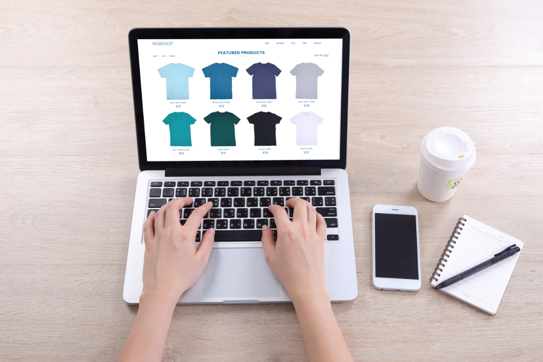 An eCommerce website product filter interface displaying various filtering options like color, size, brand, and price range.
