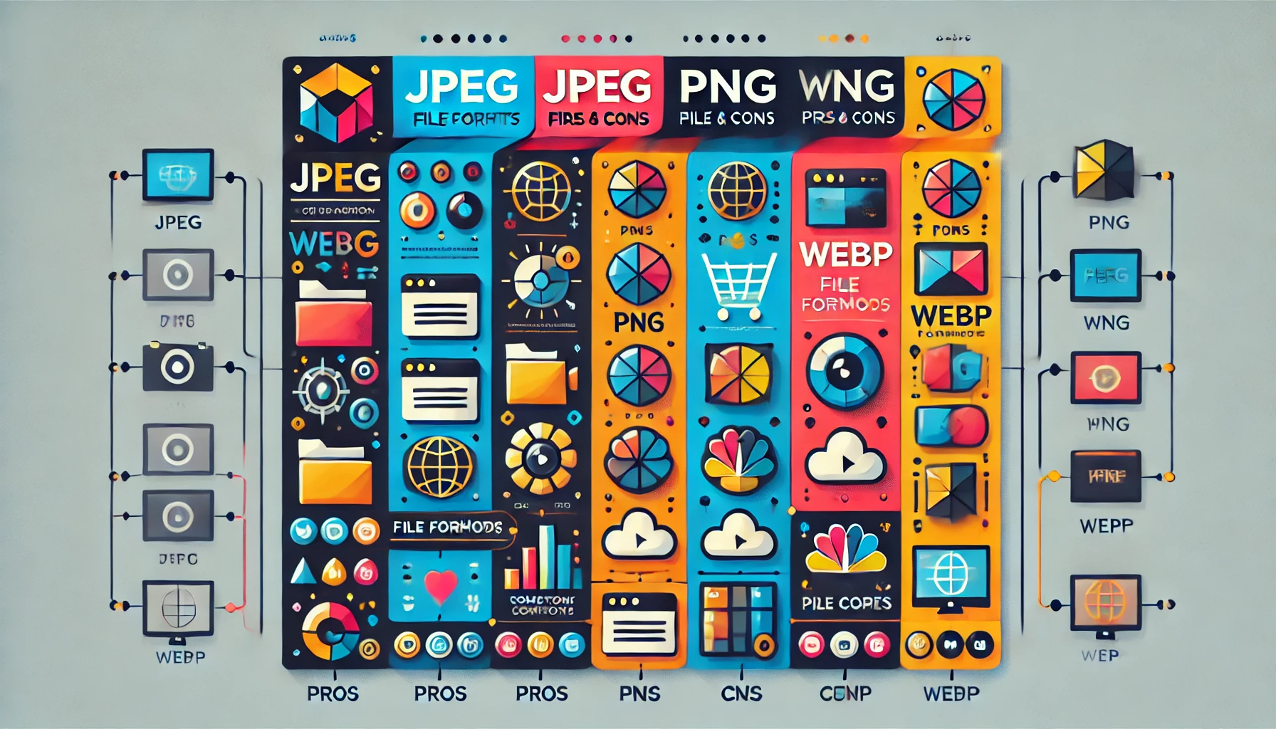 Comparison of JPEG, PNG, WebP file formats for image optimization