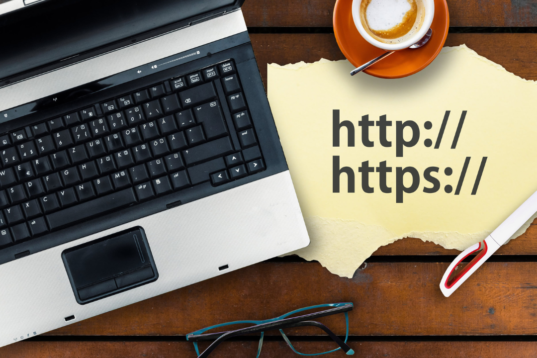 Chart comparing HTTP and HTTPS in terms of SEO benefits and user trust