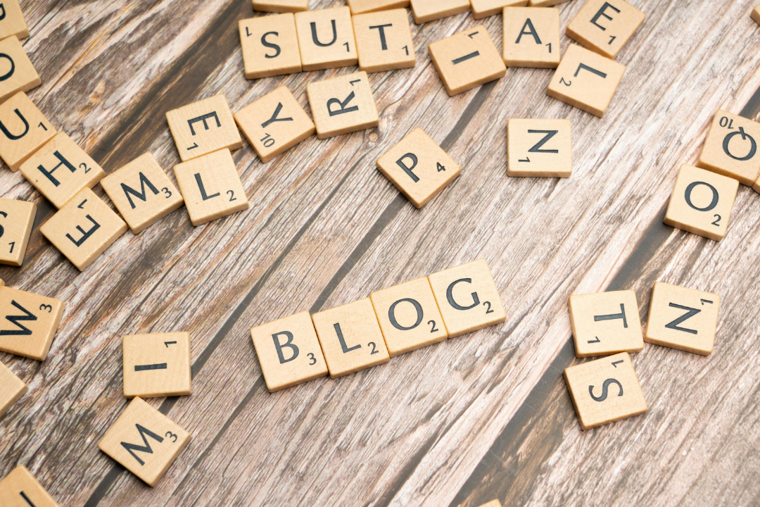 A before-and-after concept showing a dull blog post turning into a vibrant, modern webpage.