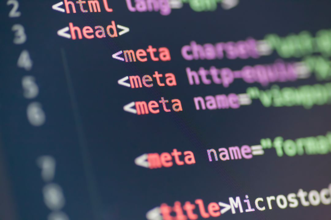 Web browser interface showing HTML meta tags in the head section, highlighting a meta robots tag with 'noindex, nofollow' values.