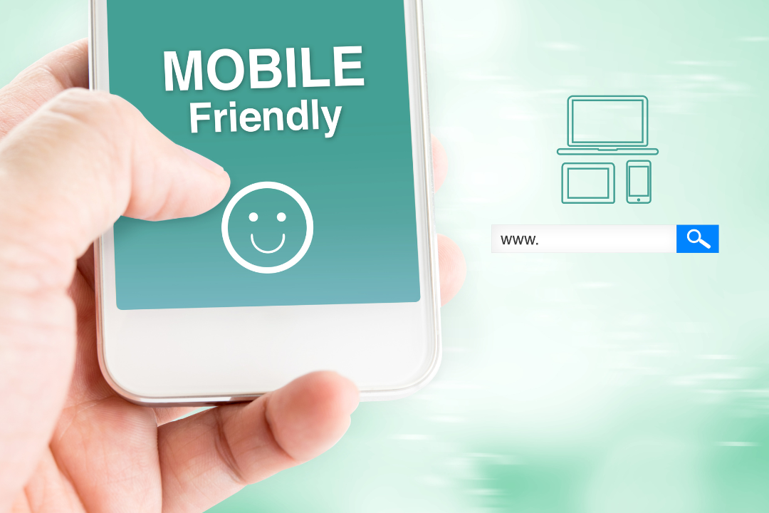 A smartphone displaying a mobile-friendly website layout with intuitive navigation and clean visuals in a cozy, naturally lit background