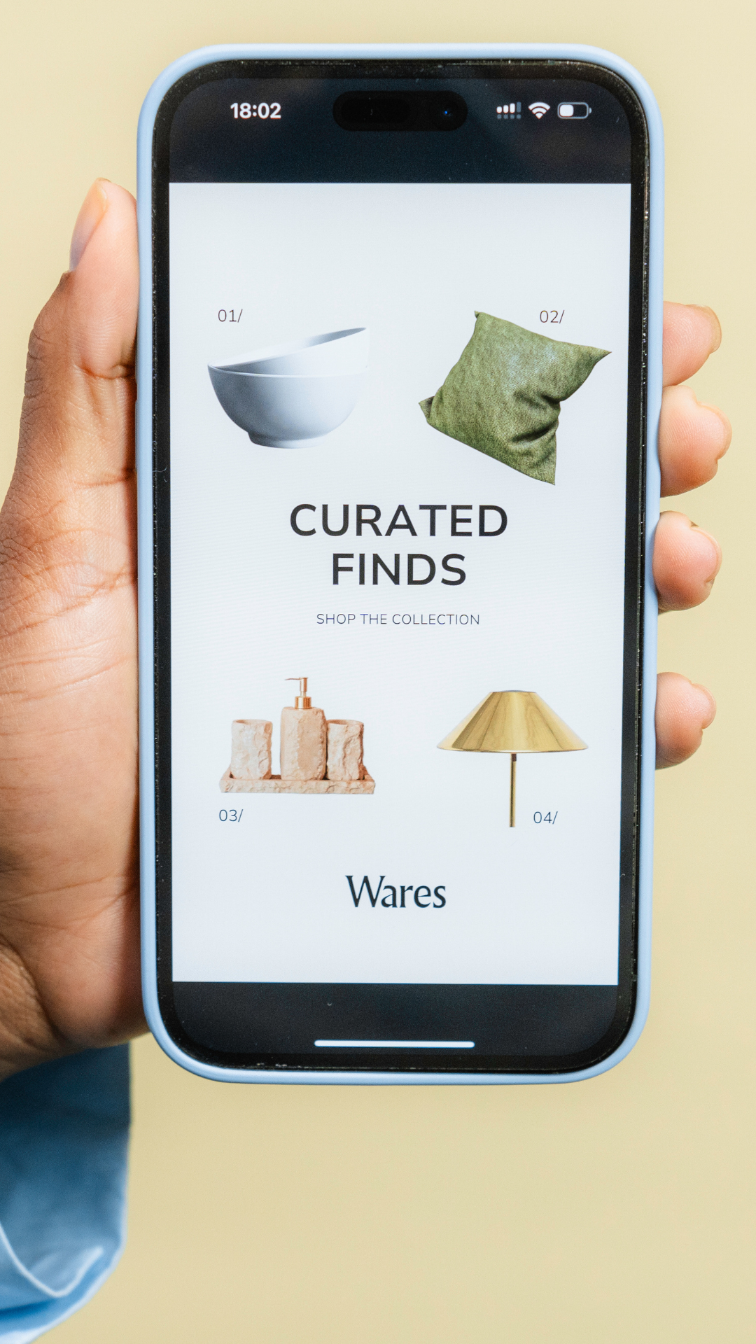 A vertical mobile user interface showcasing touch-friendly navigation, large buttons, and readable fonts for a better user experience.