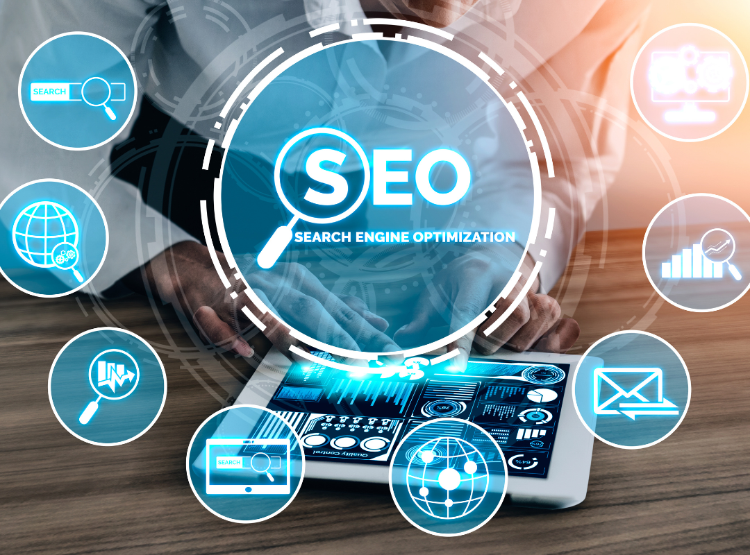 SEO checklist for optimizing blog posts on a clean white desk