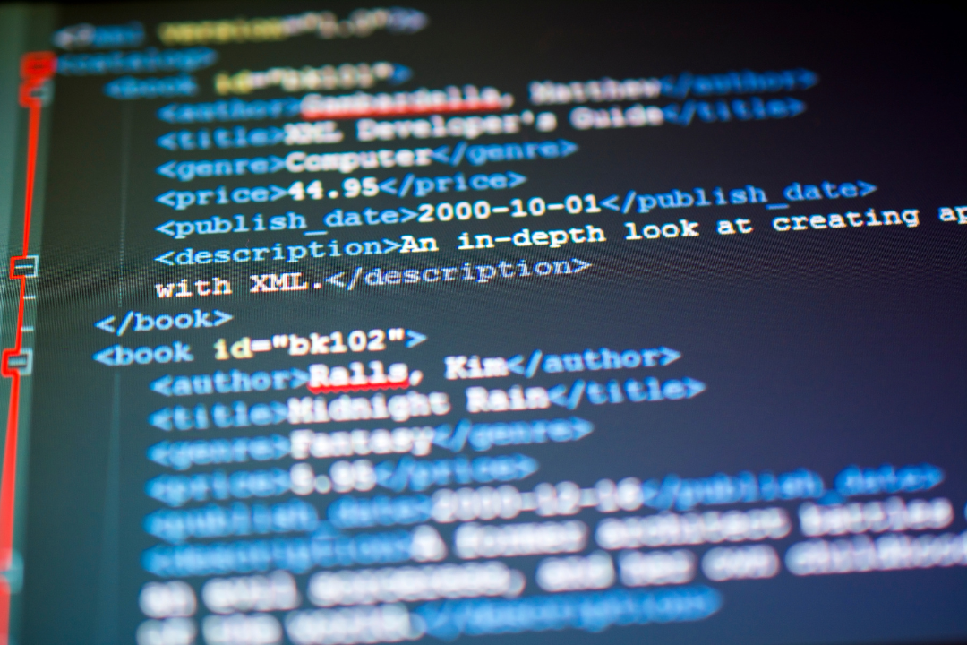  Infographic showing structured XML tags linking different website pages in a sitemap format.